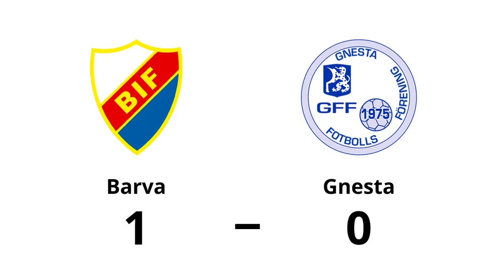 Barva IF vann mot Gnesta