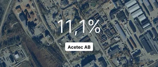 Minskad omsättning för Acetec AB