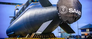 Saab sjösätter ubåten HMS Halland