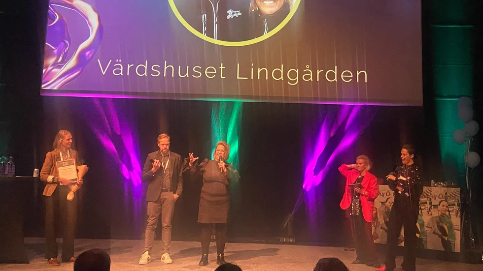 På galan under företagardagen 2024 prisades bland annat Värdshuset Lindgården.