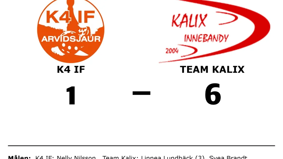 K4 IF förlorade mot Team Kalix