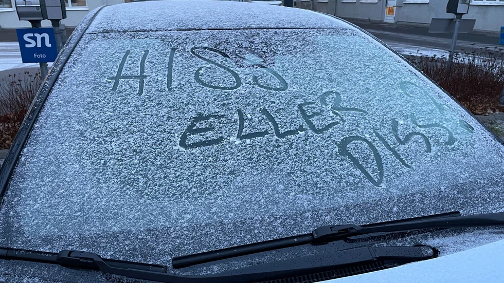 Snö! Vad tycker du? Hiss eller diss?