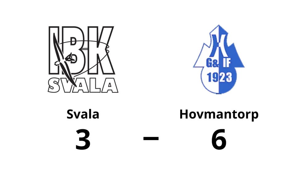 IBK Svala förlorade mot Hovmantorps GoIF