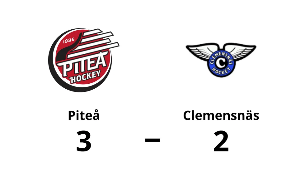 Piteå vann mot Clemensnäs HC