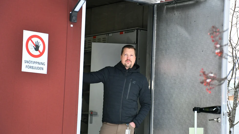 Torbjörn Körlof är driftchef på Sunderby sjukhus och säger att arbetet med att byta ut ställverket nu pågår.
