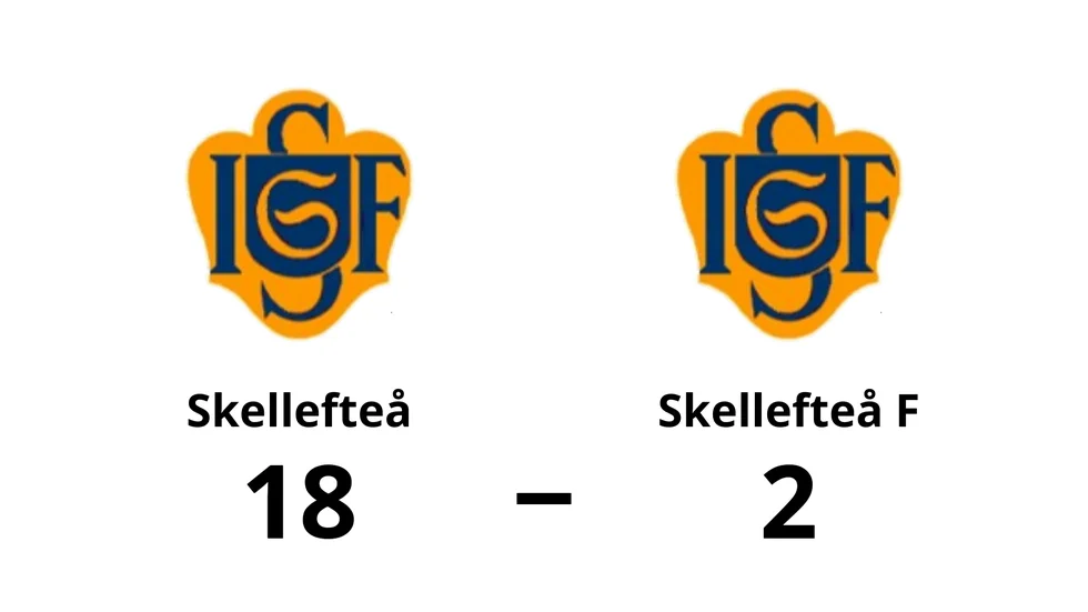 Skellefteå IF vann mot Skellefteå IF F