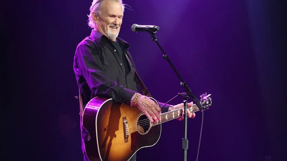 Artisten och låtskrivaren Kris Kristofferson har dött, 88 år gammal. Arkivbild.