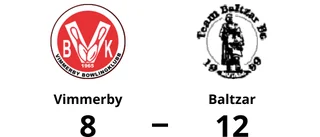 Baltzar vann med 12-8 mot Vimmerby