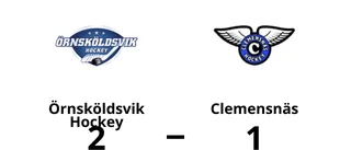Fortsatt tungt för Clemensnäs – förlust mot Örnsköldsvik Hockey