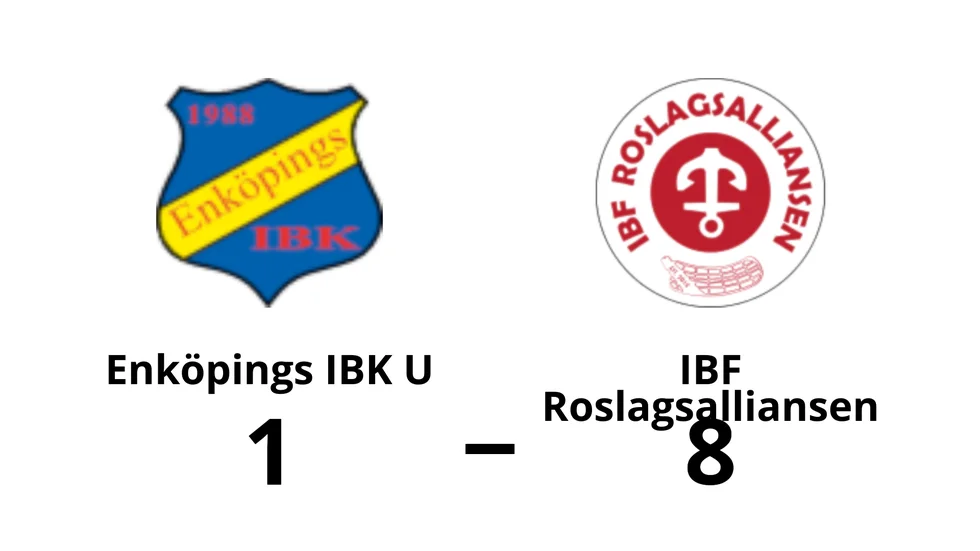 Enköpings IBK U förlorade mot IBF Roslagsalliansen