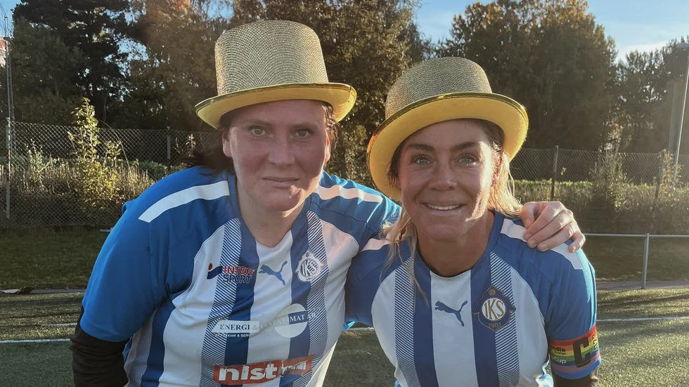 Erfarna duon Simona Ågren och Lina Pegler hjälpte Sleipner till seriesegern i division 3.