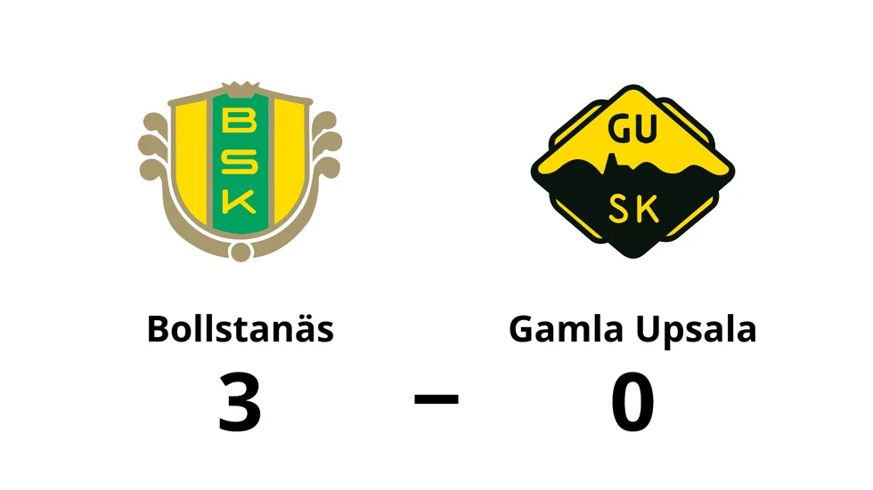 Bollstanäs SK vann mot Gamla Upsala SK