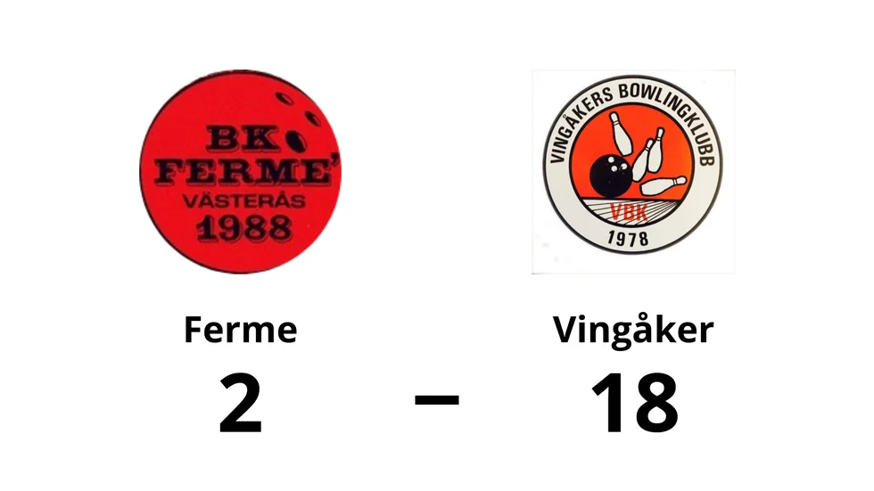 BK Ferme förlorade mot Vingåkers BK