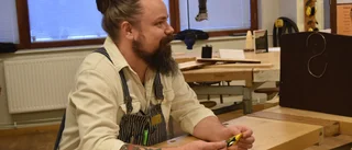 Fredrik bytte IT-karriär mot slöjd: "Har blivit en slöjdnörd"