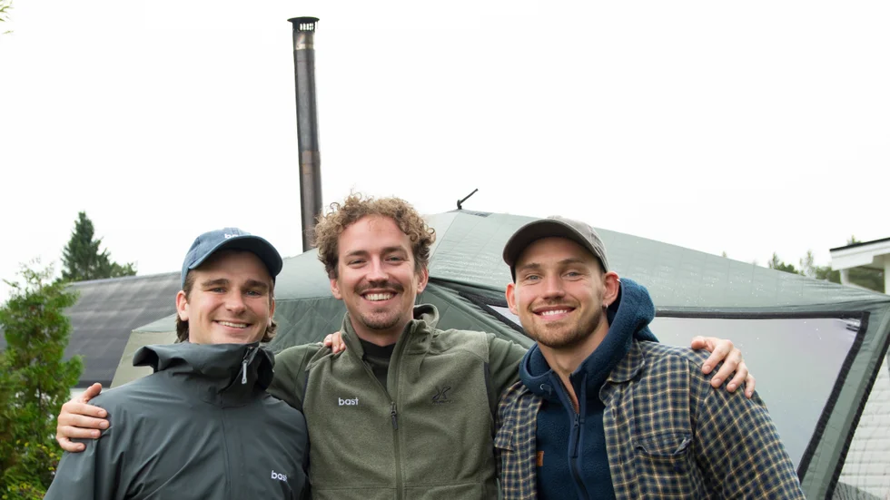 Sebastian Sandlund, Josef Segerlund och Viktor Pettersson.