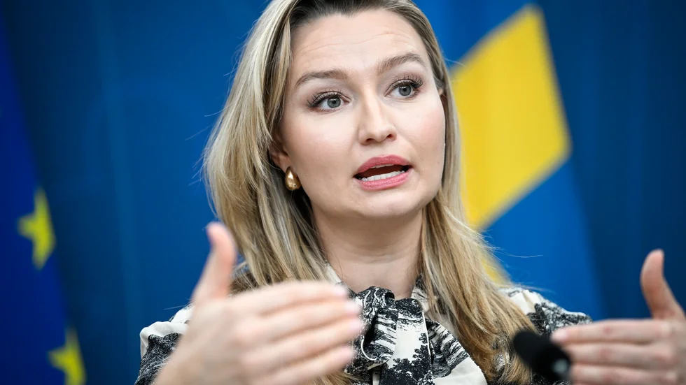 Ebba Busch KU-anmäls av Socialdemokraterna. Arkivbild.