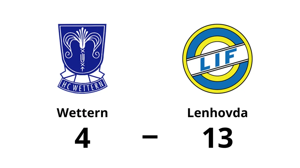 HC Wettern förlorade mot Lenhovda