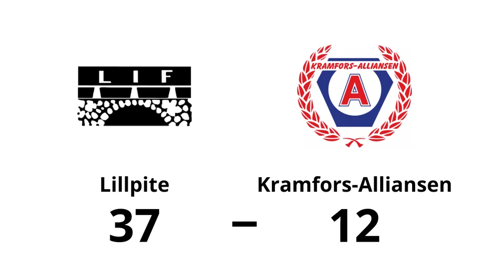 Lillpite IF vann mot Kramfors-Alliansen