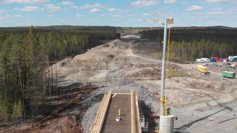 Norrbotniabanan från norr till söder.