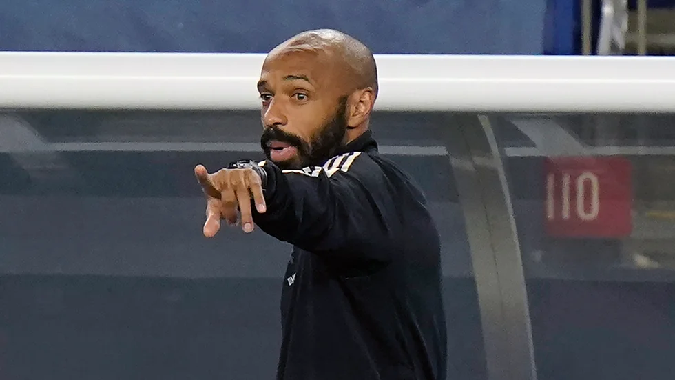 Thierry Henry kommer att tillhöra Belgiens ledarstab under EM. Arkivbild.