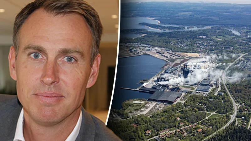 Carl Norell, presstalesperson på Stora Enso. 