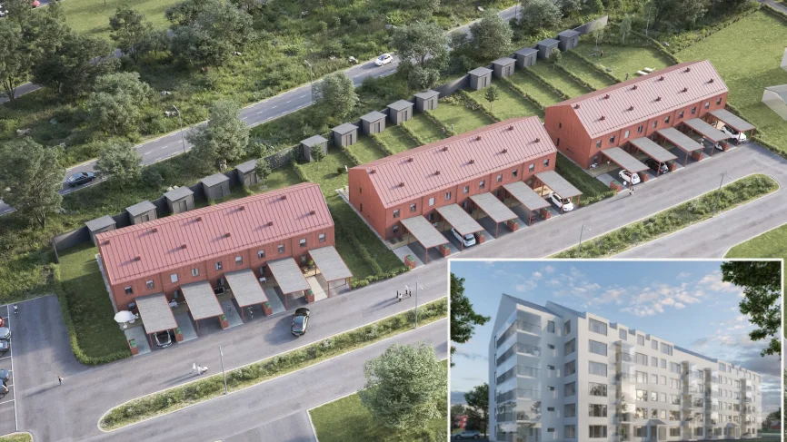 Två nya byggprojekt i Skellefteå