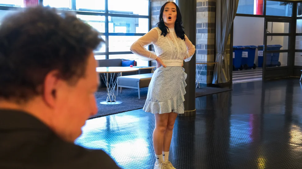 Izabella Swartz hade siktet inställt på huvudrollen. 
