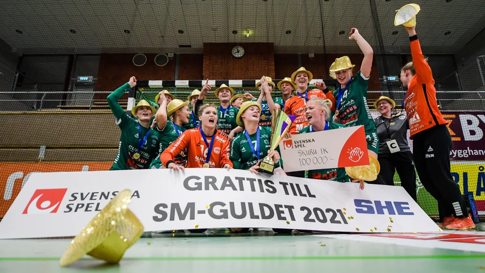 Skuru handboll är svenska mästare för första gången sedan 2005.