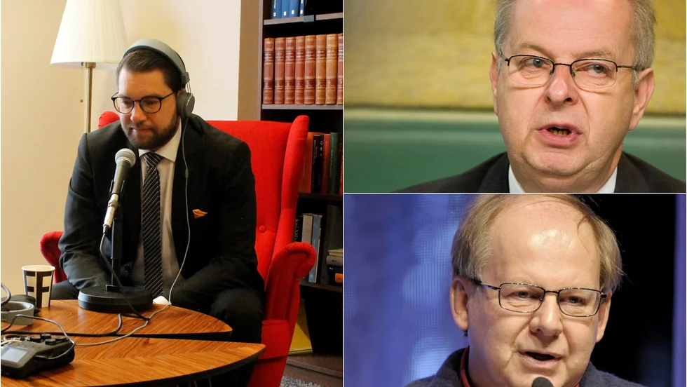 Jimmie Åkesson och SD är ett av flera diskussionsämnen i boken "På andra sidan" av Mats Svegfors och Hans Bergström.