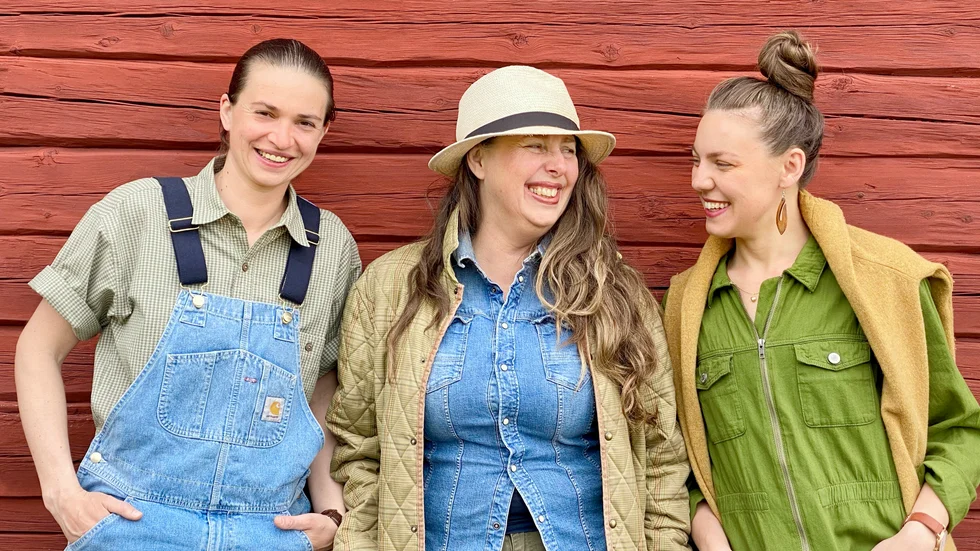 Zivva Sabaite, Mari Ramnek och Felicia Goossens vill ta ett steg i riktning mot hållbar, lokal matproduktion.