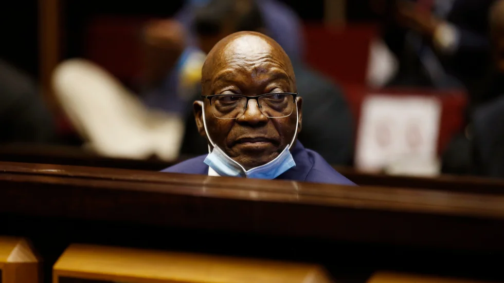 Sydafrikas ex-president Jacob Zuma. Arkivbild från maj 2021.