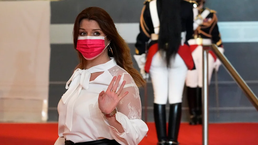 Frankrike tackar de som "fanns där för nationen" under pandemin, meddelar minister Marlène Schiappa. Arkivbild.