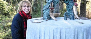 Ny skulptur på plats i Kronandalen