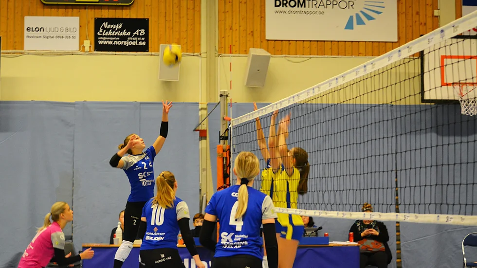 Det blev dubbla förluster under säsongens första bortaturné för Norsjö Volley.