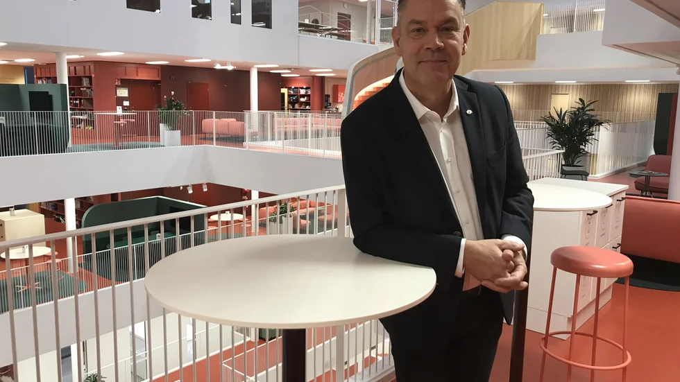 Paul Pettersson är rektor för Mälardalens högskola. Nästa år, då högskolan blir universitet, slutar han på sin post.