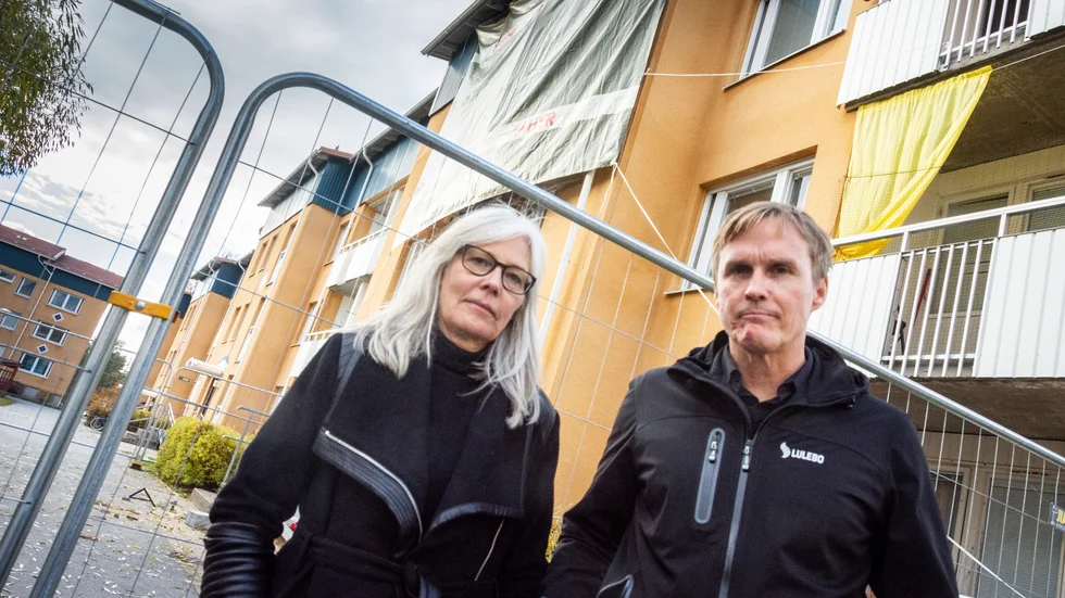 Boende på Stengatan vittnar om droger och brottslighet men Lulebo tycker inte att det är ett otryggt bostadsområde. "Klart att det händer saker i vissa lägenheter över tid men så är det i andra av våra bostadsområden också", säger informationschef Eva Lundström och fastighetschef Rickard Lindbäck.