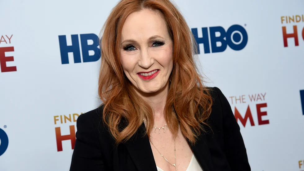 JK Rowling ska producera när hennes romanfigur Harry Potter blir tv-serie. Arkivbild.