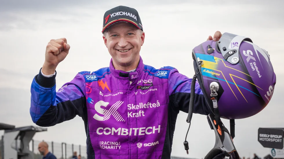 Robert Dahlgren är svensk mästare i STCC.