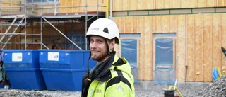 Ny förskola byggs på Brännan – ska ge plats för 120 barn • Platschefen Dennis Johansson visar runt