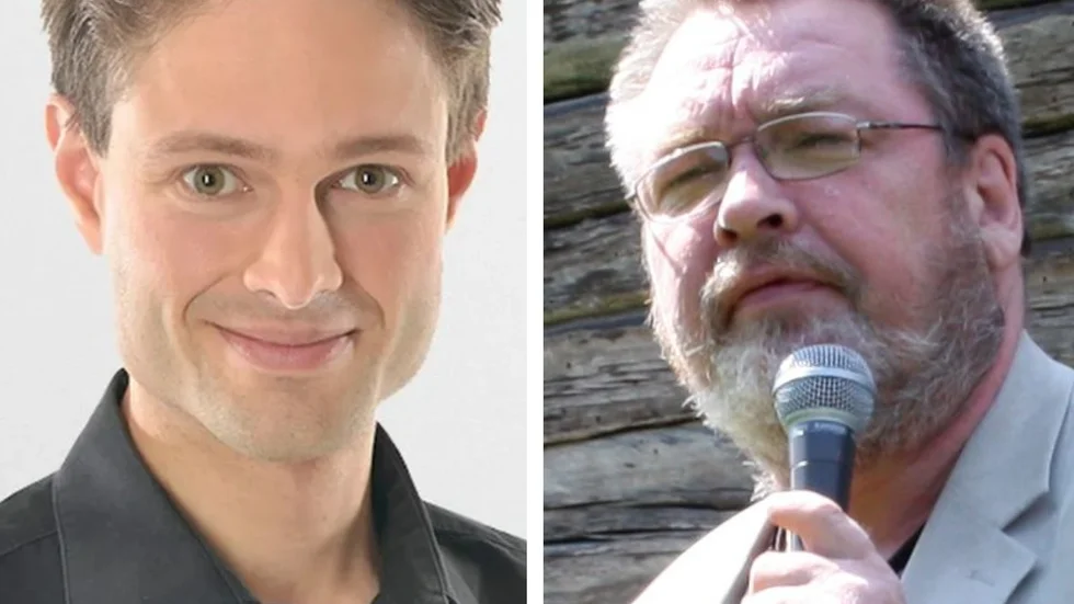 Joel Mellin och Johan Birath besöker Skänninge.