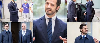 TV+BILDEXTRA: Prins Carl Philip fick rundvandring på Visby lasarett