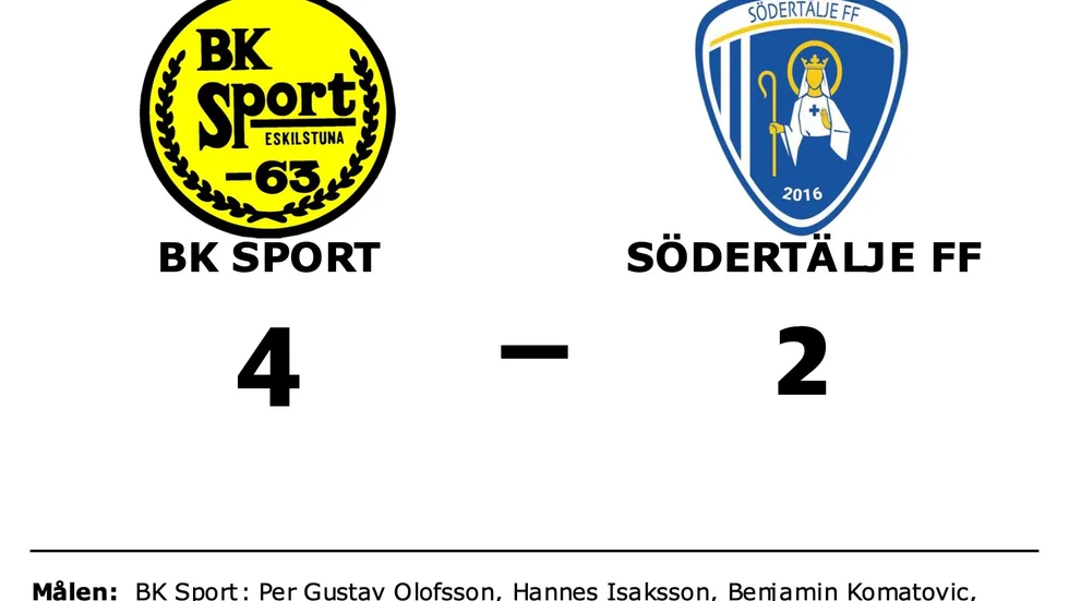 BK Sport vann mot Södertälje FF