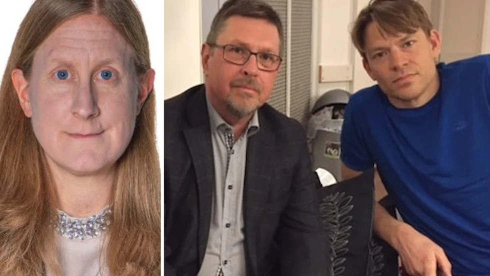 Susanne Nyström, DN, Olov Abrahamsson, NSD, och PM Nilsson, Dagens Industri, medverkar i söndagens upplaga av "God morgon, världen!".