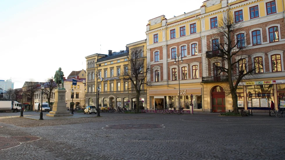 Stora torget i Örebro centrum. Arkivbild.