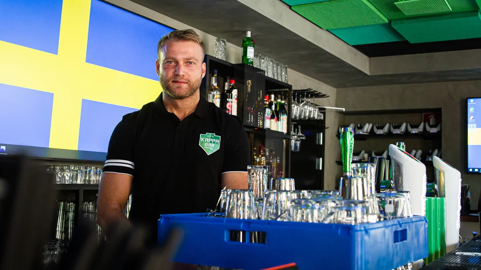 Peter Lindström Reander driver nyöppnade Kappa bar i Uppsala och satsar stort på att visa matcherna från fotbolls-EM.