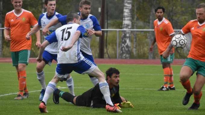Målvakten Nader Alsafadi lämnar Hultsfred.