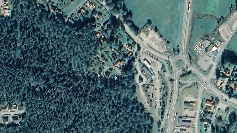 Området kring Skogsstigen 4A