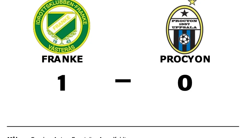 IK Franke vann mot Procyon BK