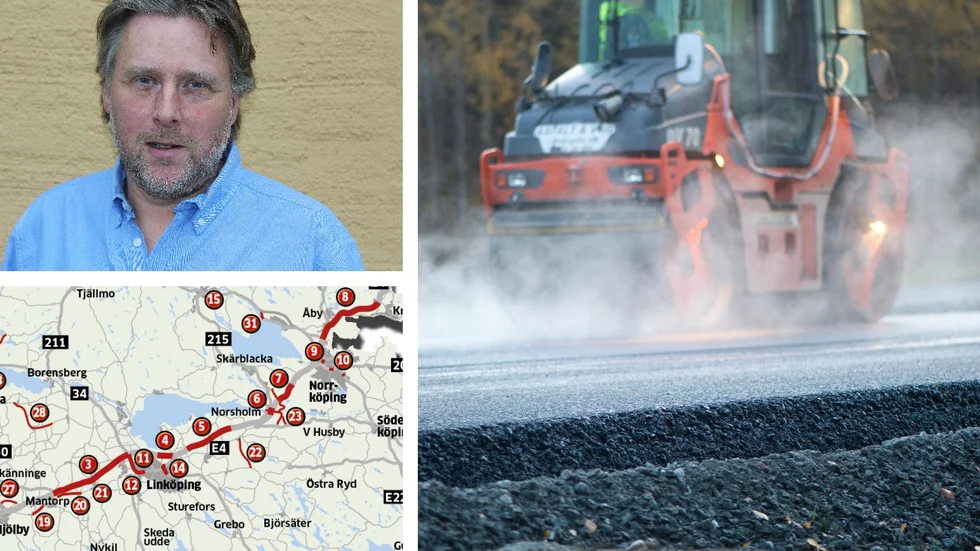 13 mil körbana ska asfalteras på E4 i Östergötland i år. Det är nästan dubbelt så mycket som under ett normalår. "Ha tålamod och visa respekt för vägarbetarna", vädjar Trafikverkets projektchef Nicklas Sundström.