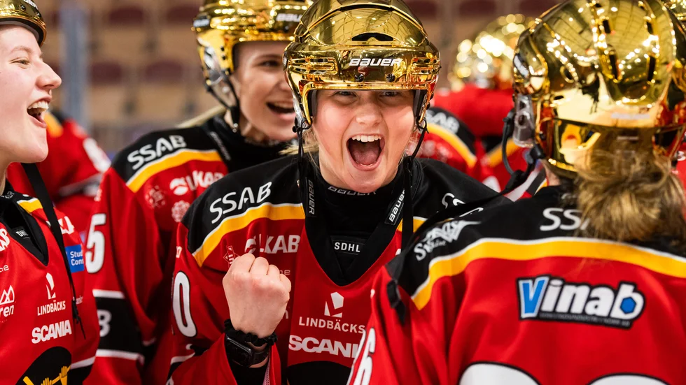 Guldglädjen var stor när Luleå Hockey/MSSK säkrade sitt fjärde SM-guld när klubben besegrade Brynäs i den tredje finalmatchen. 